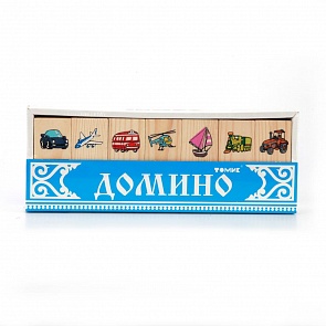 Домино деревянное – Транспорт, 28 фишек (Томик, 5555-2 ТОМИК)